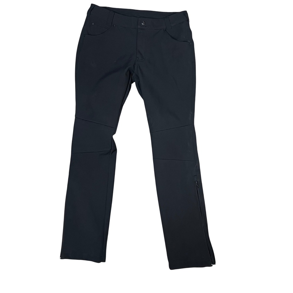 Aperture 10000mm Waterproof Softshell Ski Snow Pants Black Medium Womens